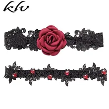 Для женщин невесты облегающие кольца ткань цветок розы кружево вышивка Стразы Enbellishment свадебное платье ноги подвязки эластичный ручной работы