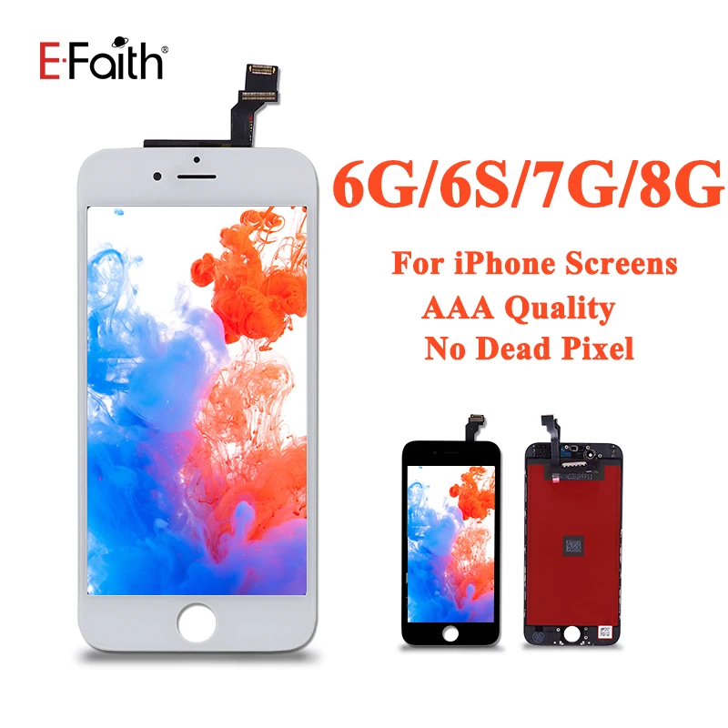 10 шт. EFaith AAA ЖК-дисплей для iPhone 6 6s экран для iPhone 7 8 ЖК-экран дигитайзер дисплей сборка замена DHL