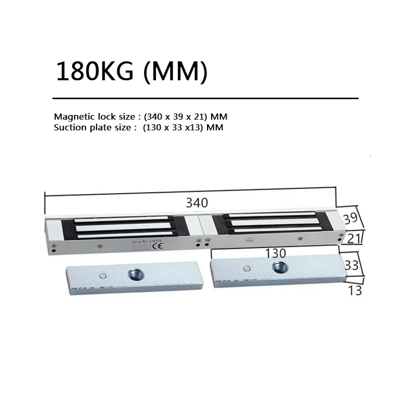 12 V-24 V 350LBS 180 кг двойной лист Электрический магнитный замок электромагнитный двойные ворота дверных замков smart EM Замок для контроля доступа