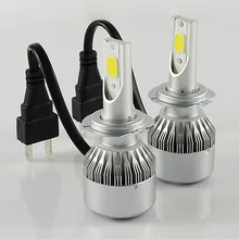 H7 led Car headlight lamp 7600LM 72w cree car auto H7 led headlight Intergrated led headlight bulb LED Fog Day Light