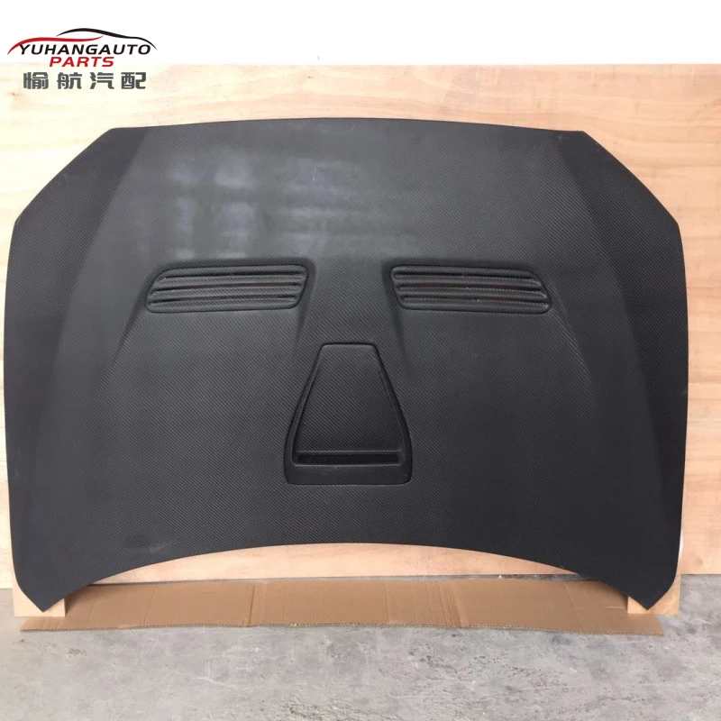 

For 2008-2012 Lancer Evolution EVO 10 X Evo X OEM Hood Bonnet Full carbon fiber Matt