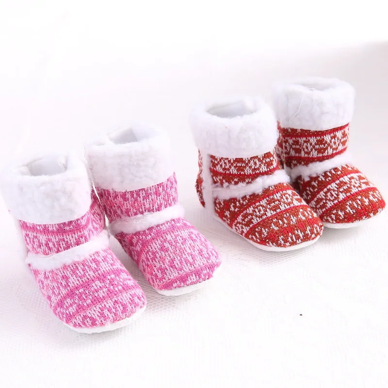 

Baby First Walkers Warm Winter Non-slip Snow Boots Baby Shoes Toddler Shoes for Baby Girls