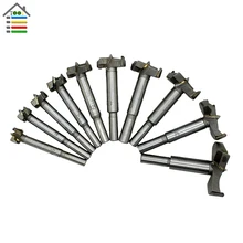 10PC 14-50mm Forstner Auger Drill Bit Set Wood Drilling Woodworking Hinge Hole Saw Window Wooden Cutting Rotary Tool Accessories