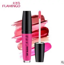 Hot Sale Brand Flamingo 6 Colors Waterproof Liquid Lip Gloss Moisturizer Makeup Collagen Nourish Multi-Action Lip Color 31005