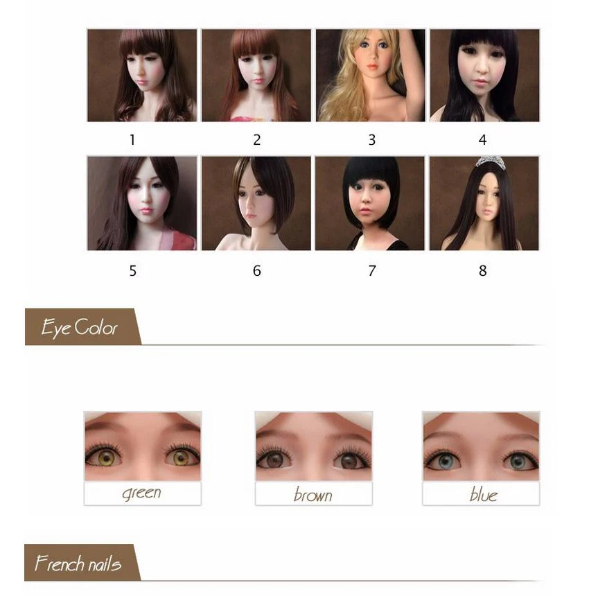 Free shipping Lure 158cm sex doll big ass lifelike silicone doll, full size adult love doll with real vagina pussy anal oral 8