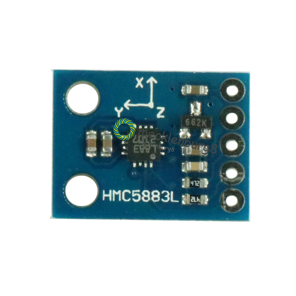 

GY-273 3V-5V HMC5883L Triple Axis Compass magnetometer Sensor module three axis magnetic field module for Arduino