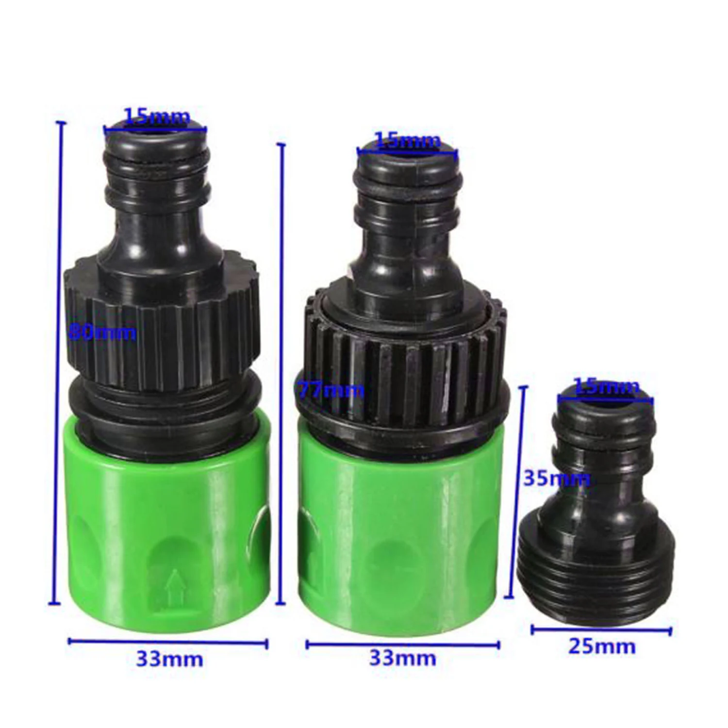 

5pcs Complete Garden Hose Quick Connect Set Kit Plastic Hose Tap Adapter Connector Irrigation Garden Tools
