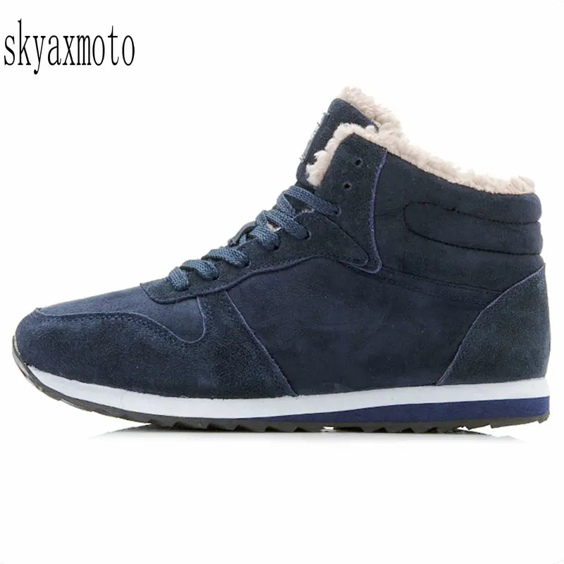 

Skyaxmoto Men Shoes Men's Winter Shoes For Men's Casual Shoes Winter Sneakers Snow Footwear Black shoes