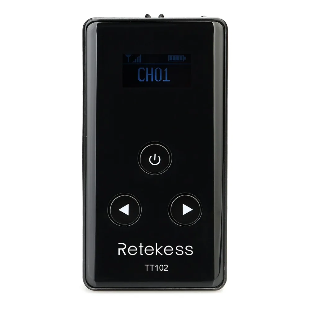 5 قطعة RETEKESS TT102 اللاسلكية الصوت استقبال 195-230 MHz ل نظام مرشد سياحي 99 قناة مؤتمر تفسير نظام الكنيسة