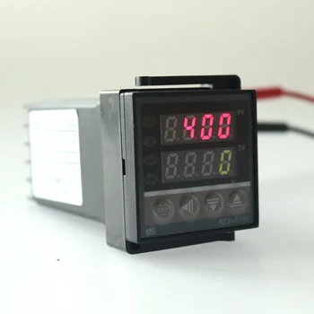 

Dual Display Temperature Controller Relay Output 100-240V PID Control Thermostat Universal Digital Programmable REX-C100