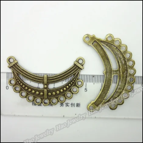 

5pcs Charms Connector Pendant Bright Antique bronze Zinc Alloy Fit Bracelet Necklace DIY Metal Jewelry Findings