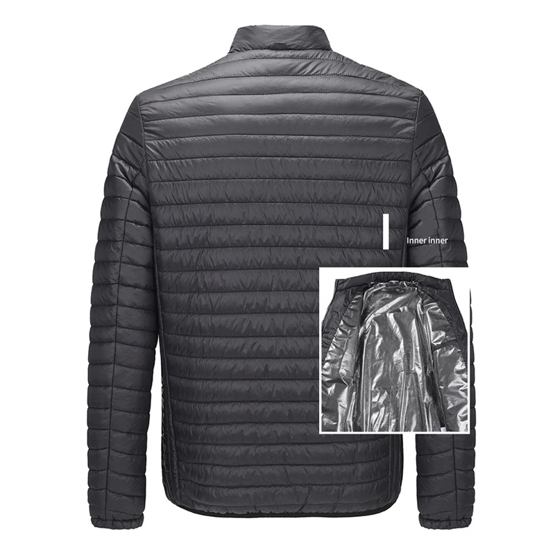  Hombres Mujeres al aire libre USB Chaleco de calefacción por infrarrojos chaqueta de invierno Flexi