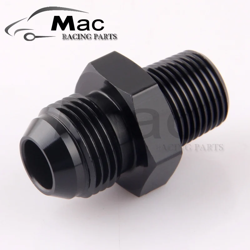 AN8-NPT3/8 high quality aluminum straight Adapter Flare Fitting auto hose fitting NPT fitting adapter
