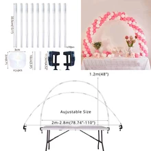 Пластиковые шары арочный комплект колонна-подставка День Рождения украшения дети держатель для шарика Свадебный шар стенд Арка с рамкой база