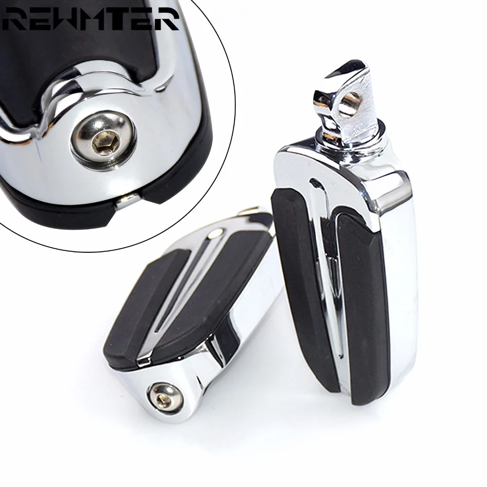 

Slipstream Motorcycle Universal Foot Pegs Footrests Moto Foot Rest Case for Harley Heritage Softail with Male Mount-style