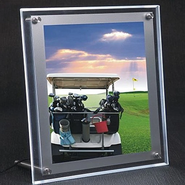 15.8x23.6" Single Sided Tabletop Led Light Box,Tabletop Lightbox Displays for Cafe,Tea,Retail