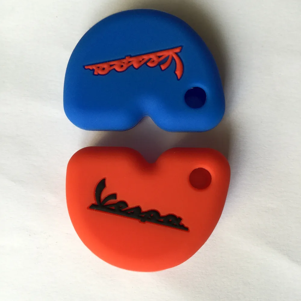 

2pcs/lot Rubber Silicone Key Case For VESPA S LX LXV GTS SPRINT PRIMAVERA GTV GT 125 250 300