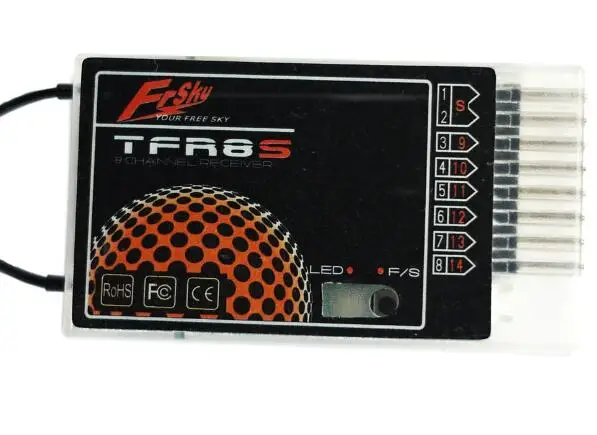 

FrSky TFR8S 2.4G 8-Channel FUTABA FASST Receiver