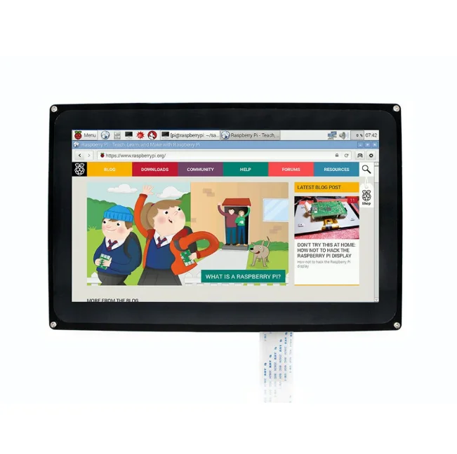 10.1inch raspberry pi 3 touch screen dispaly 10.1inch Capacitive Touch LCD (D) 1024x600