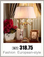 Мода в европейском стиле настольная лампа K9 Кристалл Тень Золотой Цвет столовая спальня свет