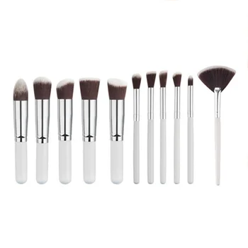 

11 pcs mix color Makeup Brushes Set Blusher Eyeshadow Powder Foundation Eyebrow Lip Makeup Brush Kit H0016