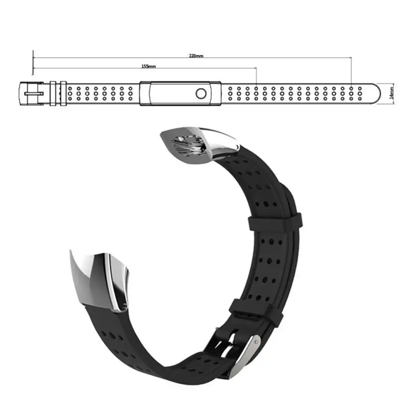 

More soft and comfortable New Fashion Sports Silicone Bracelet Strap Band For Huawei Honor 3 Smart Watch