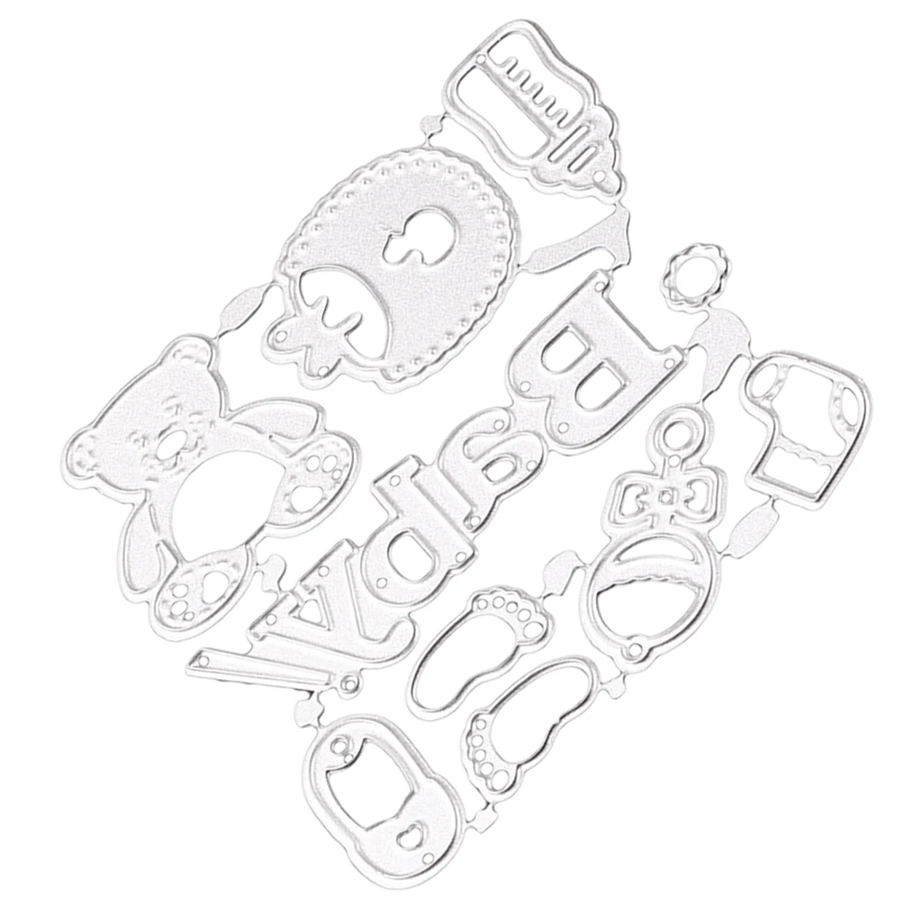 Baby Accessory Metal Cutting Dies Stencil for Album Paper Craft Card Making