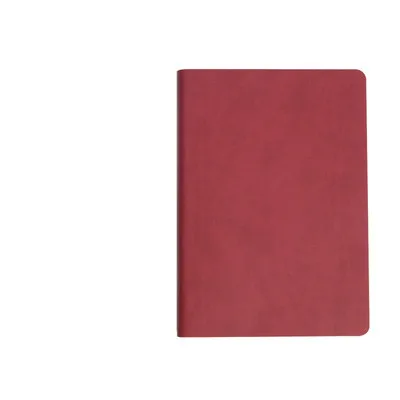 Red А5, мягкий блокнот в горошек, записная книжка, 120 листов, дневник, канцелярские принадлежности - Цвет: Red