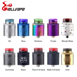 Оригинальный Hellvape Drop Dead RDA 24 мм аромат чеканка ввиду танк W/Инновационные проверенные построить палуба Vs мертвый кролик RDA/петля RDA