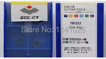 

Free shopping ZCC.CT CCMT060204 -HM YBC252 CNC blade alloy carbide cutting tool carbide inserts Processing of stainless steel