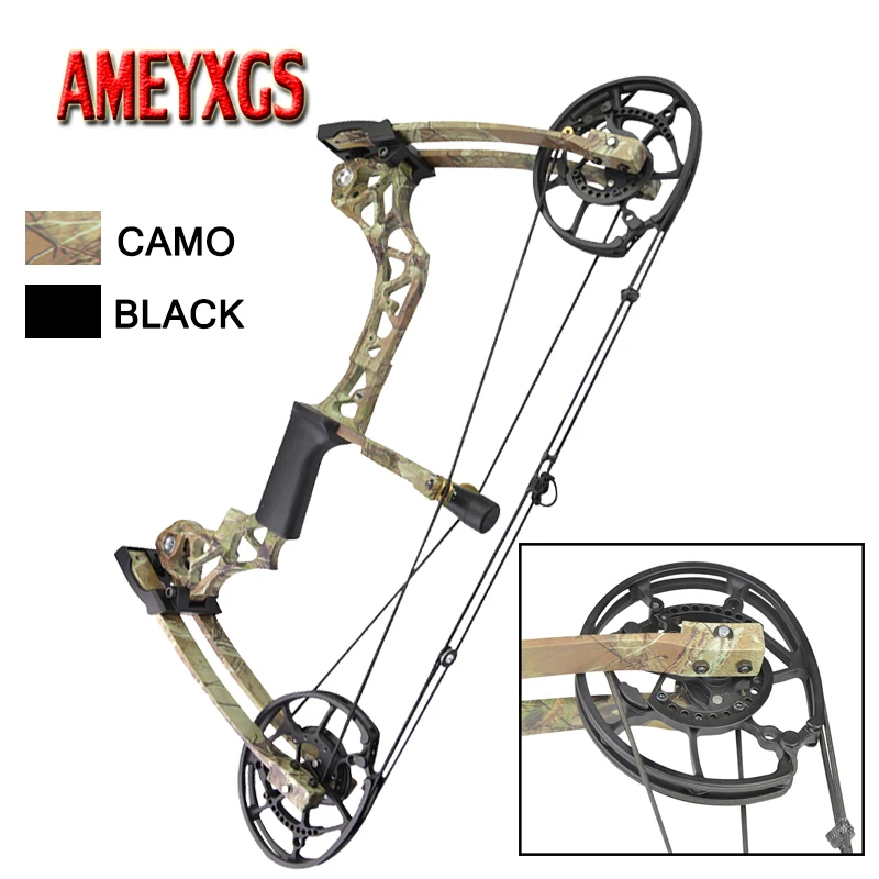 

KAIMEI 270 Archery 40-60lbs Compound Bow 310FPS Arrow Steel Ball Dual Purpose Bow 80% Labor Saving Ratio For Hunting Shooting