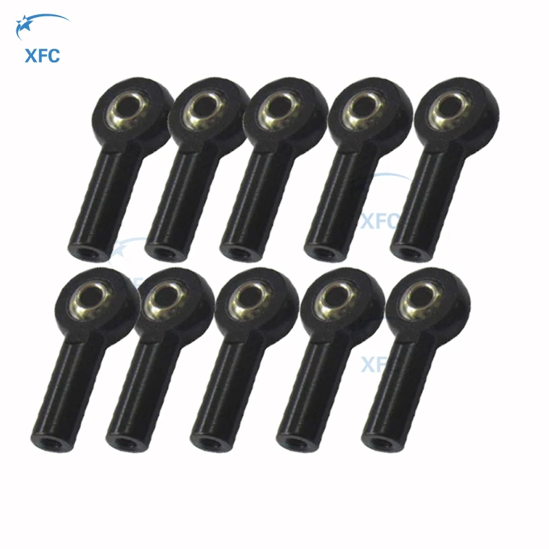 10pcs M3 Aluminum Tie Rod End Ball Head Joint for RC 1/10 4WD Crawler