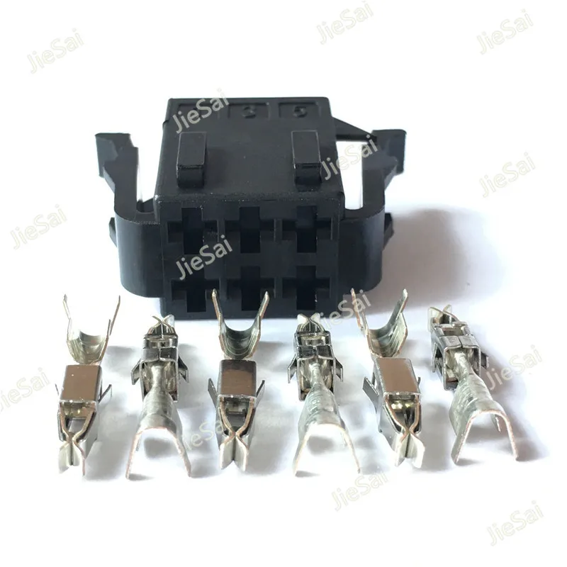 Tyco Amp 6-контактный 1-929621-1 гнездовой и мужской Электрический герметичный