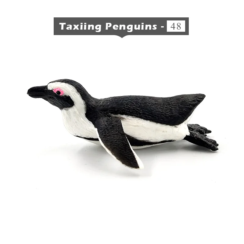 Имитация миниатюрной морской рыбы пингвин морской лев рыба скейт пилы животные модель Фея ремесло фигурка аквариумные игрушки для декора дома - Цвет: Taxiing Penguin