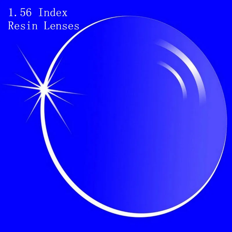 Najtaniej 1.56 indeks soczewki korekcyjne CR 39 żywica asferyczne okulary soczewki do krótkowzroczności nadwzroczność okulary do czytania obiektyw z powłoką