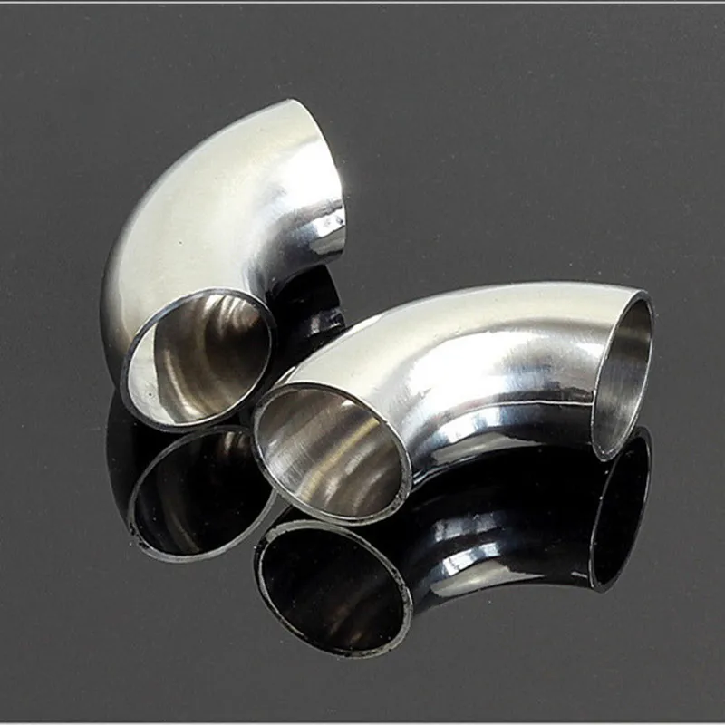 

38mm 1.5" Pipe O/D 304 Stainless Steel Sanitary Weld 90 Degree Elbow Pipe Fitting homebew