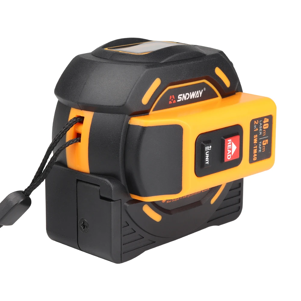 SNDWAY laser distance meter range finder 40M 60M laser tape measure digital retractable 5m laser rangefinder Ruler Survey tool SNDWAY laser distance meter range finder 40M 60M laser tape measure digital retractable 5m laser rangefinder Ruler Survey tool