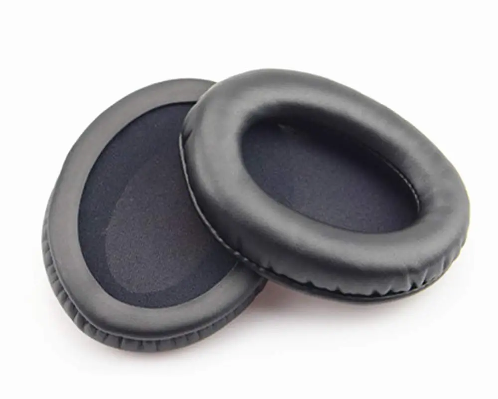 

Black Leather Ear Cushion Pads Pillow Ear Cover Pads Foam Replacement for Bluedio Revolution Repair Parts Headphones Headset
