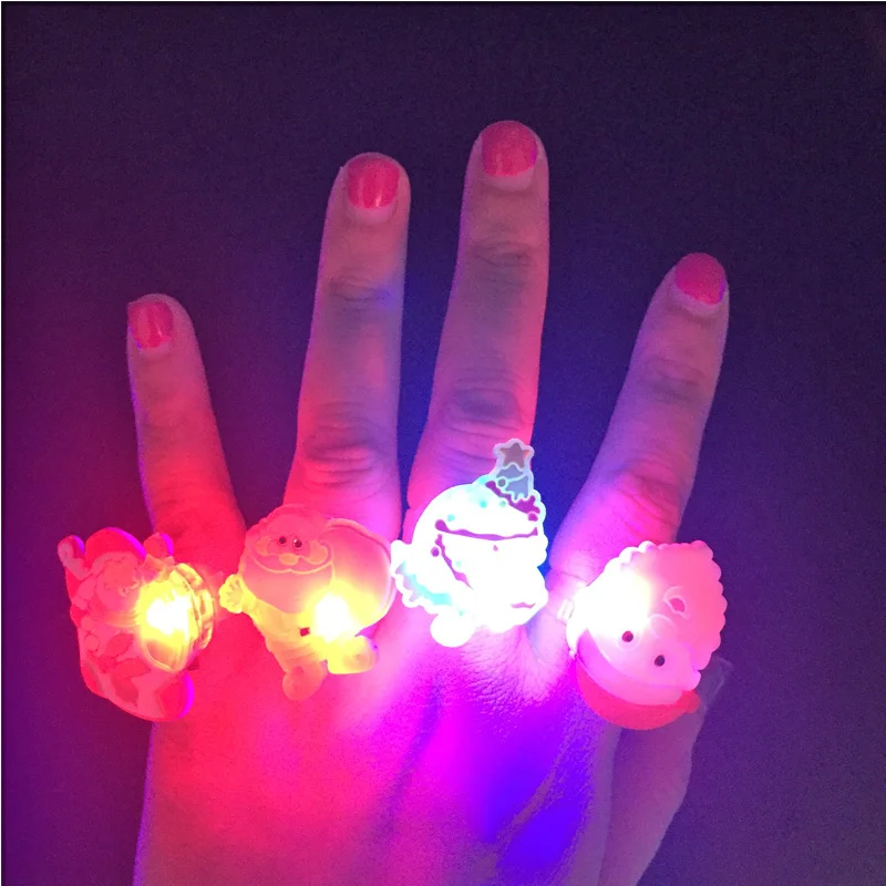 Светодиодная одежда 24 шт./лот Led пальчиковые огни игрушка светящийся ослепляющий