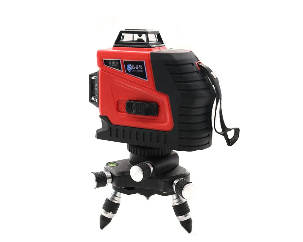 Professional 12 Line 3D laser level 360 Vertical And Horizontal Laser Level Self-leveling Cross Line 3D Laser Level with outdoor