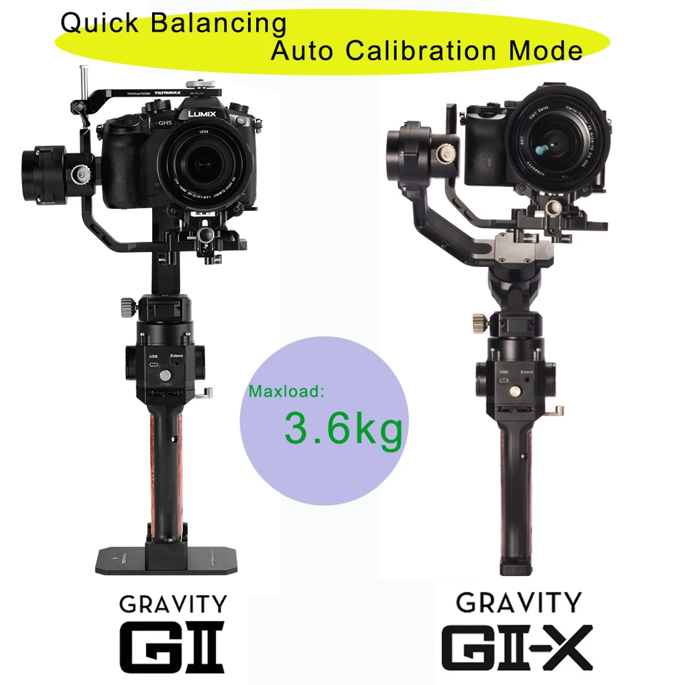 TILTA MAX G2 G2X GR V01 V02 3 Axis DSLR Ручной Стабилизатор Gimbal/пятно Объективы для камер SONY CANON
