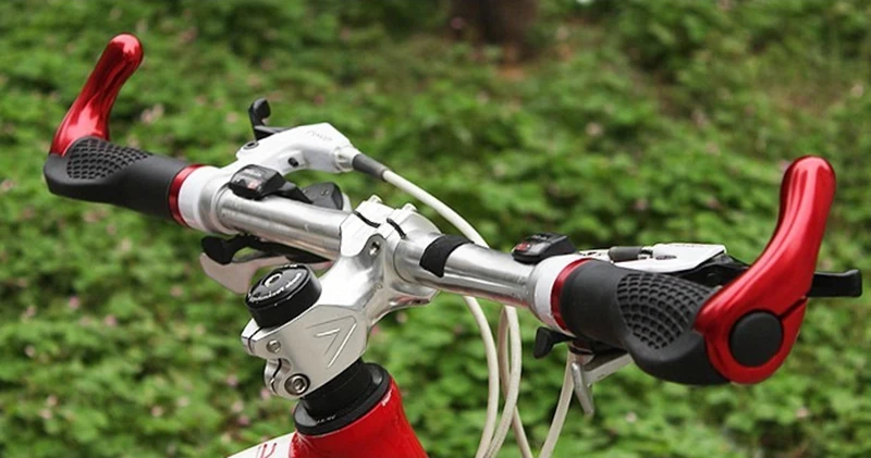 Bicycle Handlebar Grip Lockable For MTB Road Bike Cycling Handle Bar Bicycle Grip Bike Aluminum Alloy + Rubber PA0097 (6)