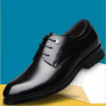 New British fashion brand Business men’s Genuine leather Breathable shoes high quality Official Dress Outdoor shoes 511#