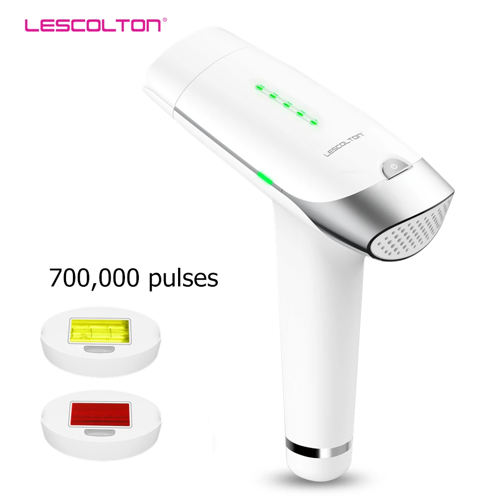Lescolton 3в1 IPL лазерная Машинка для удаления волос 1000000 импульсный эпилятор для перманентного удаления волос бикини триммер depilador лазер - Цвет: T009-700000times