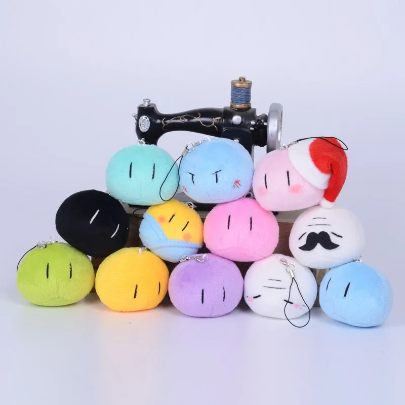 

12pcs/lot 6cm CLANNAD Furukawa Nagisa dango family cosplay doll Children's Day Gifts Plush pendant Toys
