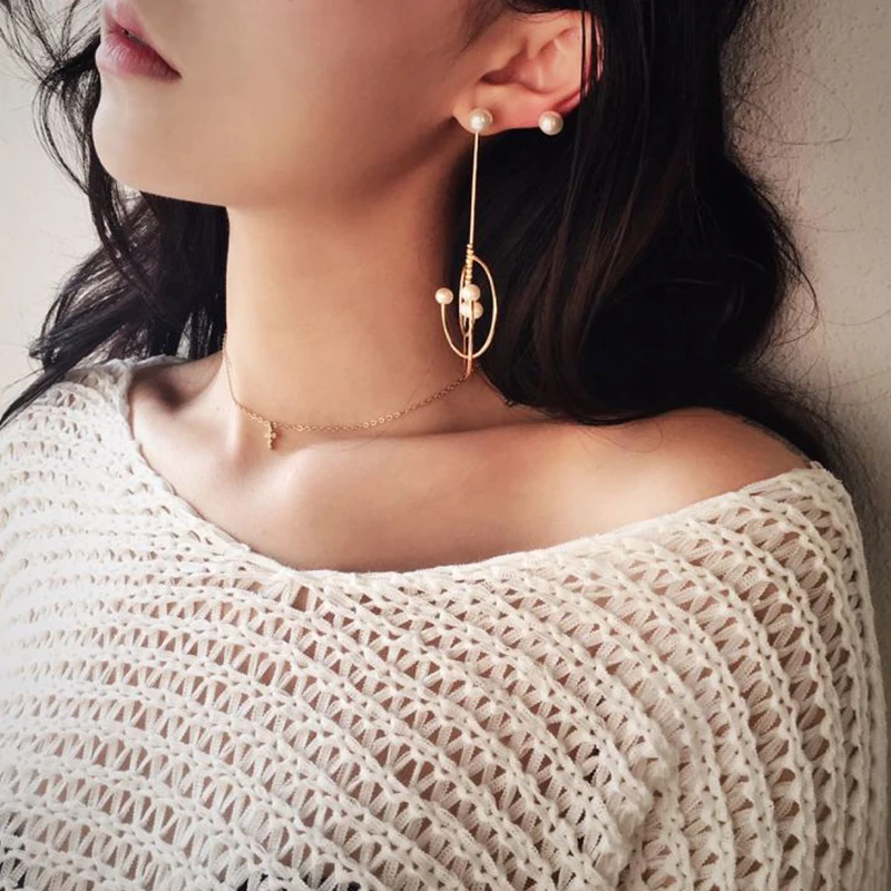 Circle Earrings Fashion New Hyperbole Trendy Big Earrings For Women