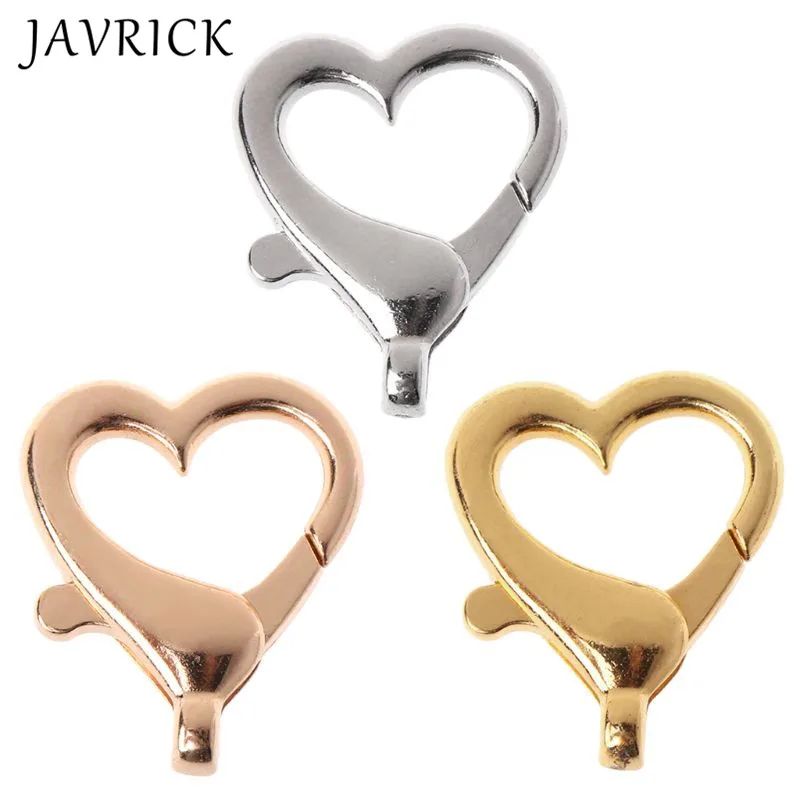 

5 Pcs Love Heart Shape Lobster Buckle Keychain Pendant Alloy Jewelry Accessories DIY Metal Material