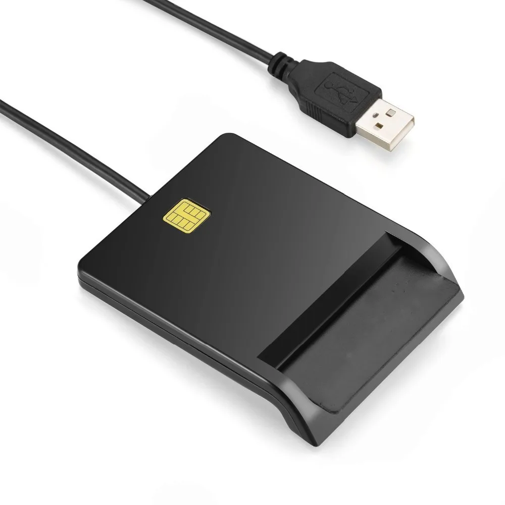 Zoweetek 12026-1 считыватель смарт-карт DOD военный USB общий доступ CAC EMV USB считыватель смарт-карт для SIM/ATM/IC/ID карты