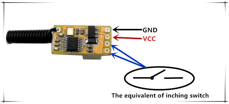 Бренд Anntem DC3.7V 4,5 V 5V 6V 7,4 V 9V 12V RF переключатель дистанционного управления реле 1CH мини беспроводной переключатель управления широкое рабочее напряжение