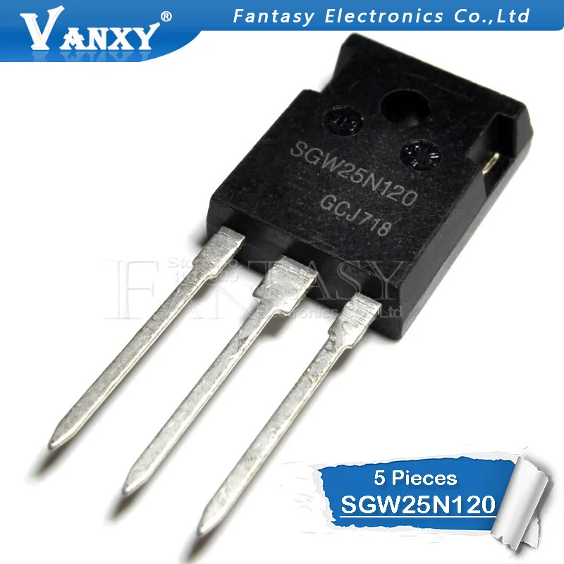 5 шт. SGW25N120 TO 247 25N120 TO247 IGBT новый оригинальный|Интегральные схемы| |